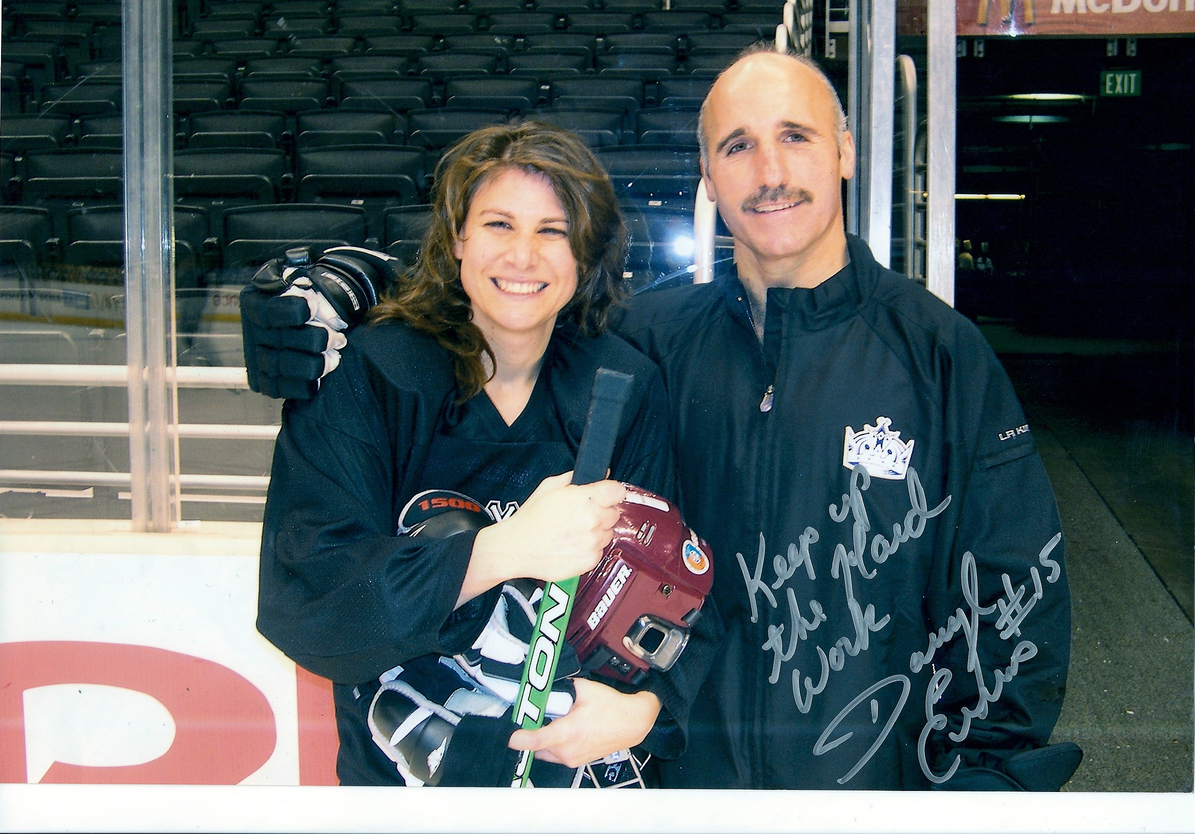With Coach Daryl Evans