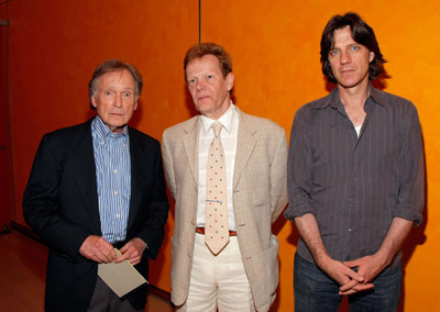 Dick Cavett, Philippe Petit and James Marsh at event of Man on Wire (2008)