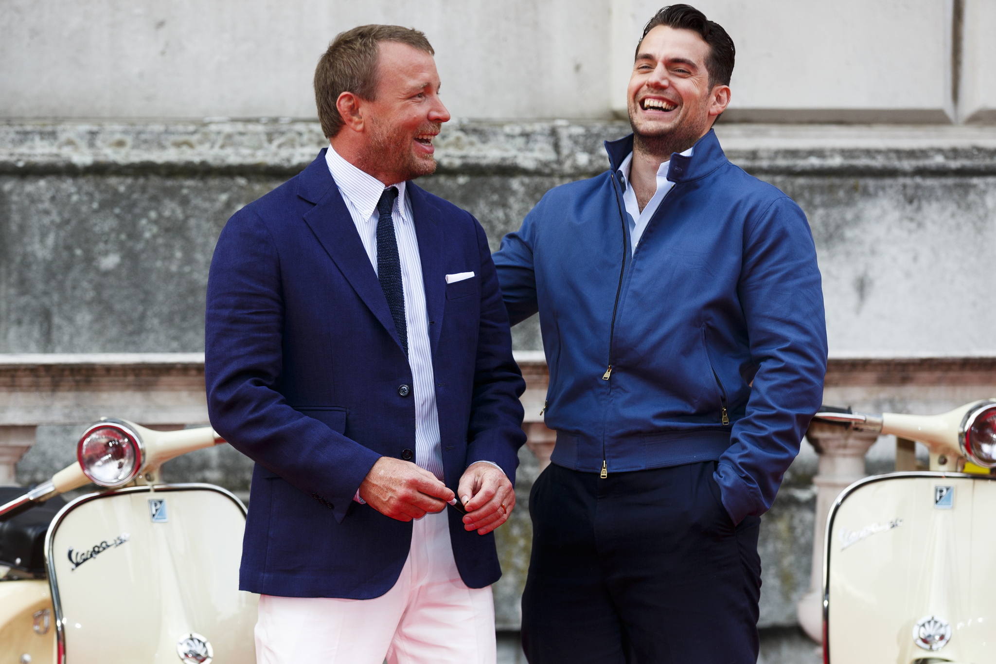 Guy Ritchie and Henry Cavill
