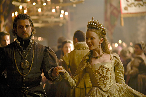 Still of Henry Cavill and Tamzin Merchant in The Tudors (2007)