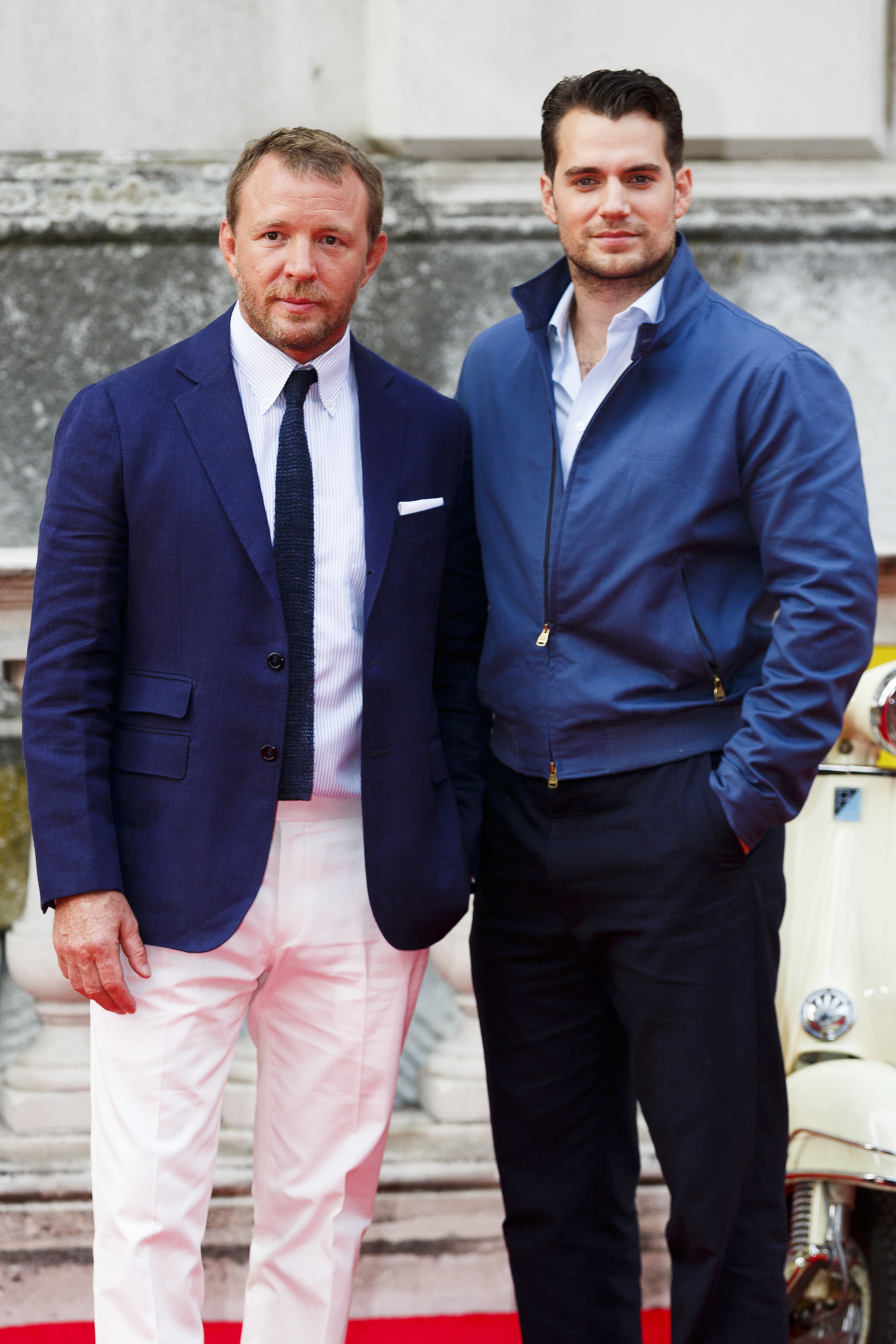 Guy Ritchie and Henry Cavill