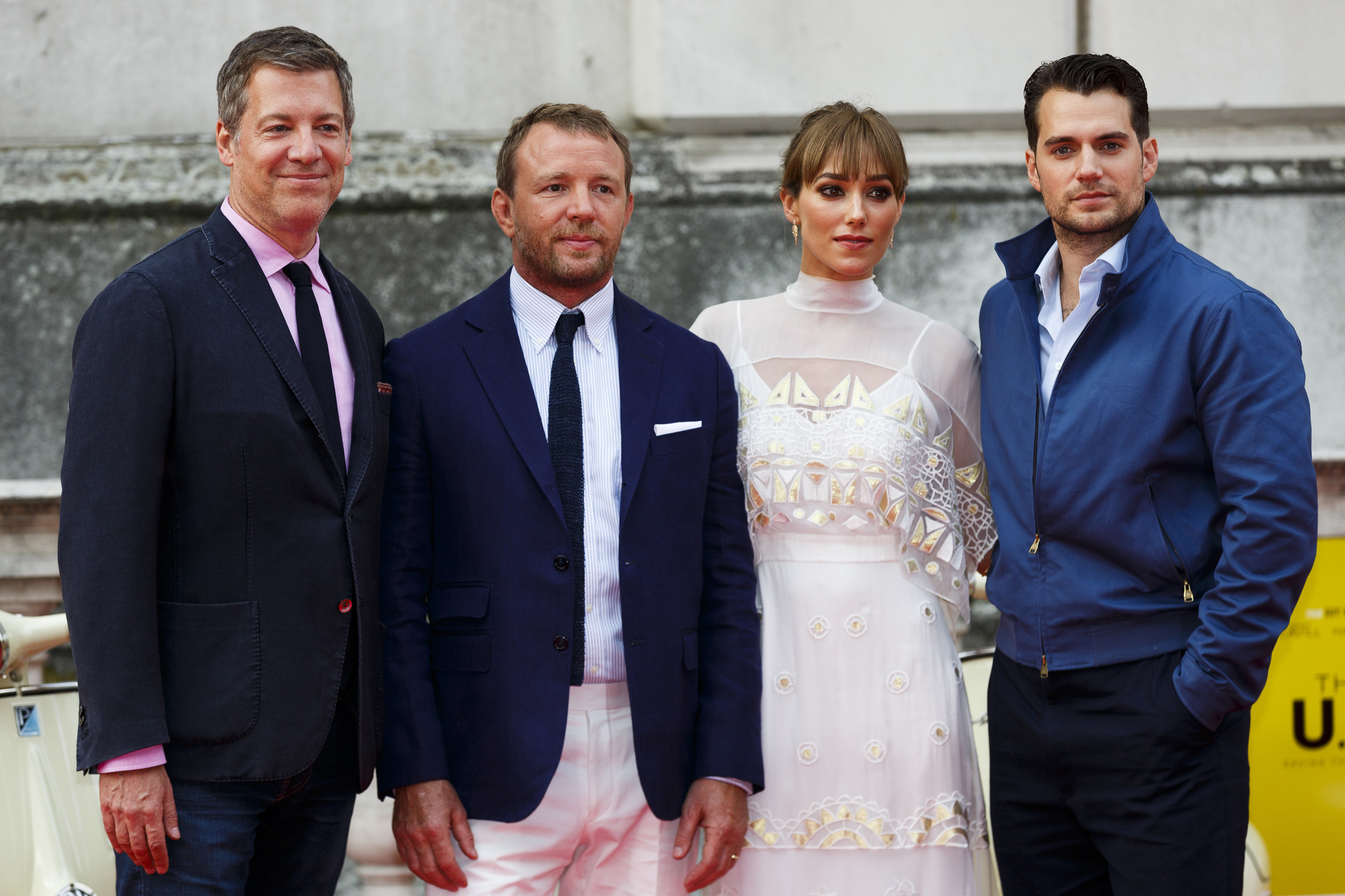 Guy Ritchie, Henry Cavill, Lionel Wigram and Jacqui Ainsley