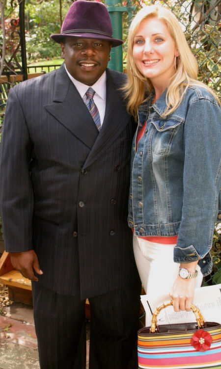 Deidra Sarego and Cedric the Entertainer at the 1st Annual Take Wings Foundation Fundraiser.