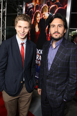 Michael Cera and Peter Sollett at event of Nick and Norah's Infinite Playlist (2008)