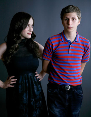 Michael Cera and Kat Dennings at event of Nick and Norah's Infinite Playlist (2008)