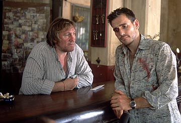 Depardieu Dillon on set of City of Ghosts