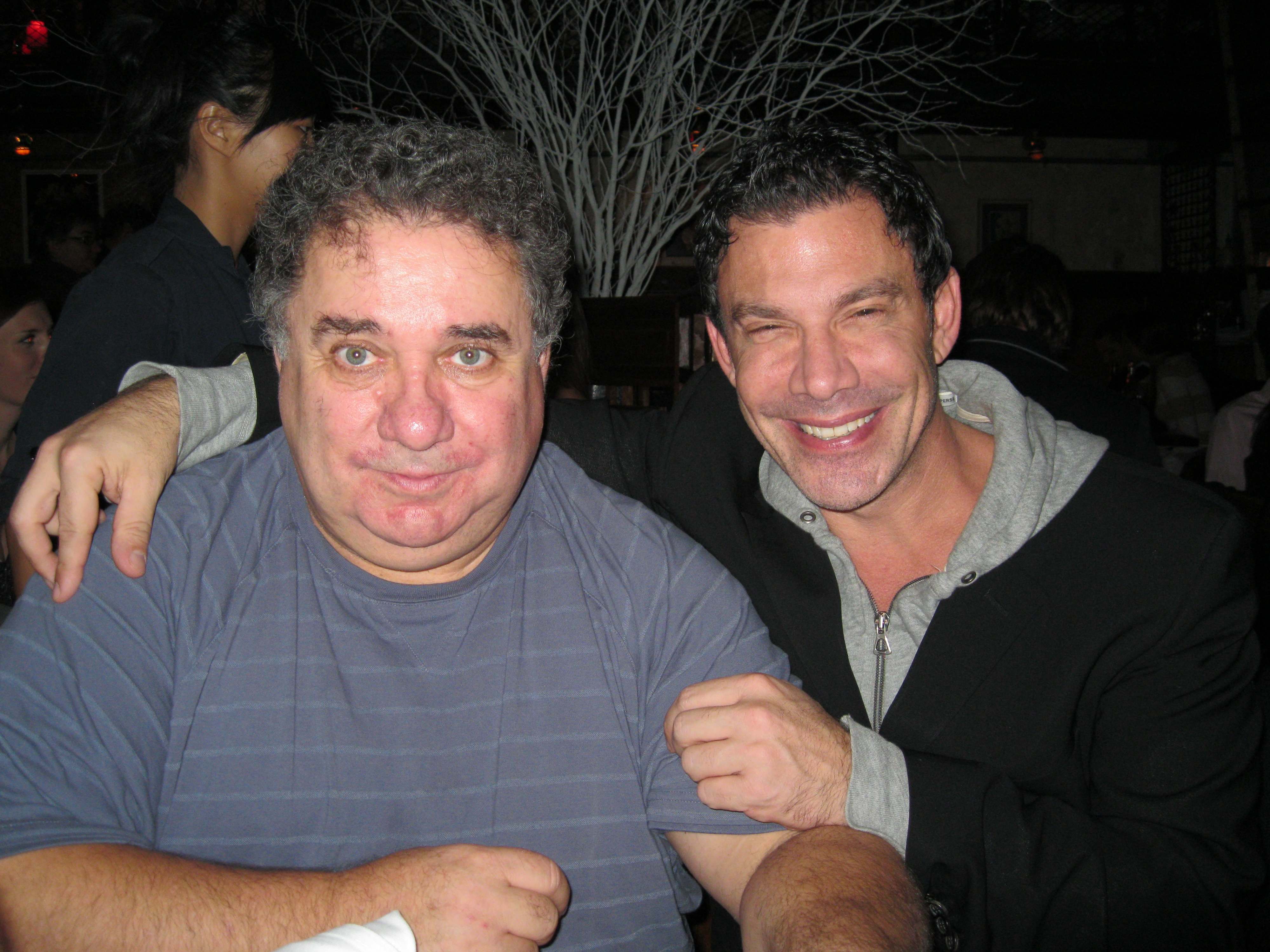Me and Marc Sferrazza at wrap party for Deuces Wild