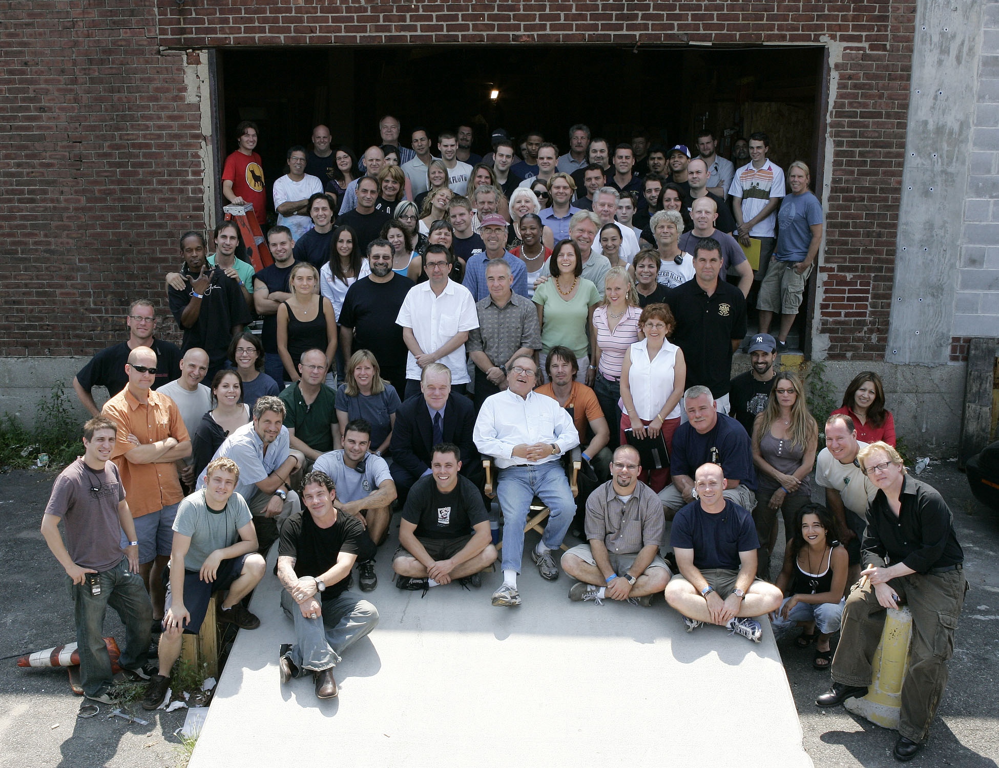 Cast and crew of The devil wrap August 23, 2006