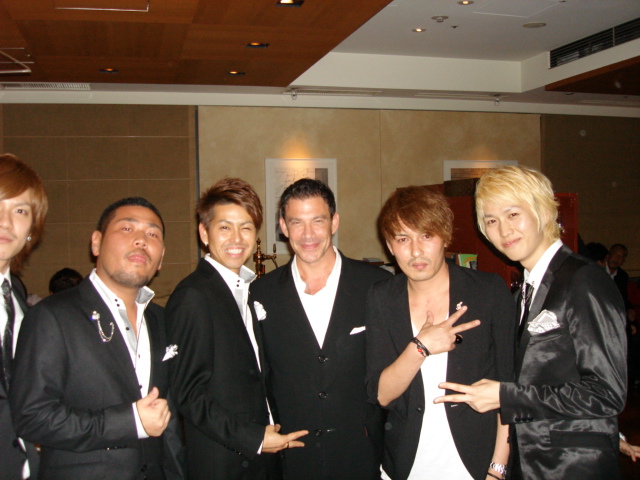 with Luv n Soul in Tokyo after their concert