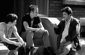 Kalvert discussing scene with Franco & Dorff