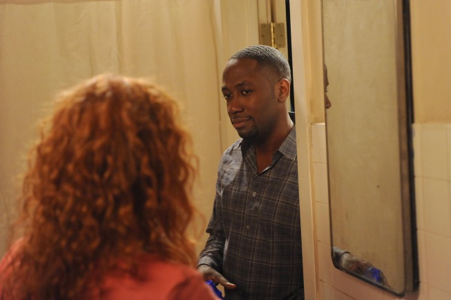 Still of Jessica Chaffin and Lamorne Morris in New Girl (2011)