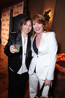 Ilene Chaiken and Laurel Holloman