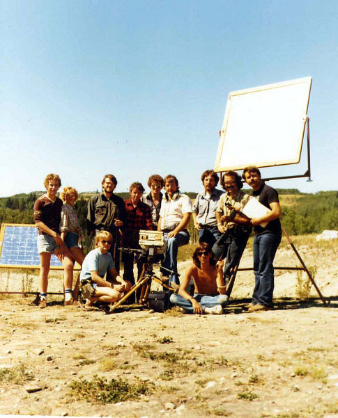 Crew Photo: Stan Edmonds, Penny A. Chalmers, Brad Fernie, Douglas Craik (kneeling), James Hutchison, David Winning, Frank H. Griffiths, Bill Campbell (VI), Donald D. Brown (seated), Andrew Jaremko, Rick Garbutt.