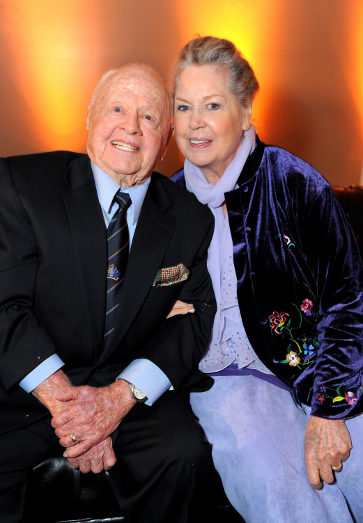 Mickey Rooney and Jan Rooney