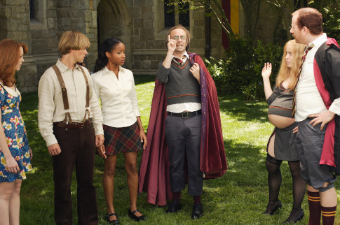 Still of Faune Chambers Watkins, Kevin McDonald, Adam Campbell, Crista Flanagan, Jayma Mays and George Alvarez in Didingiausias filmas (2007)