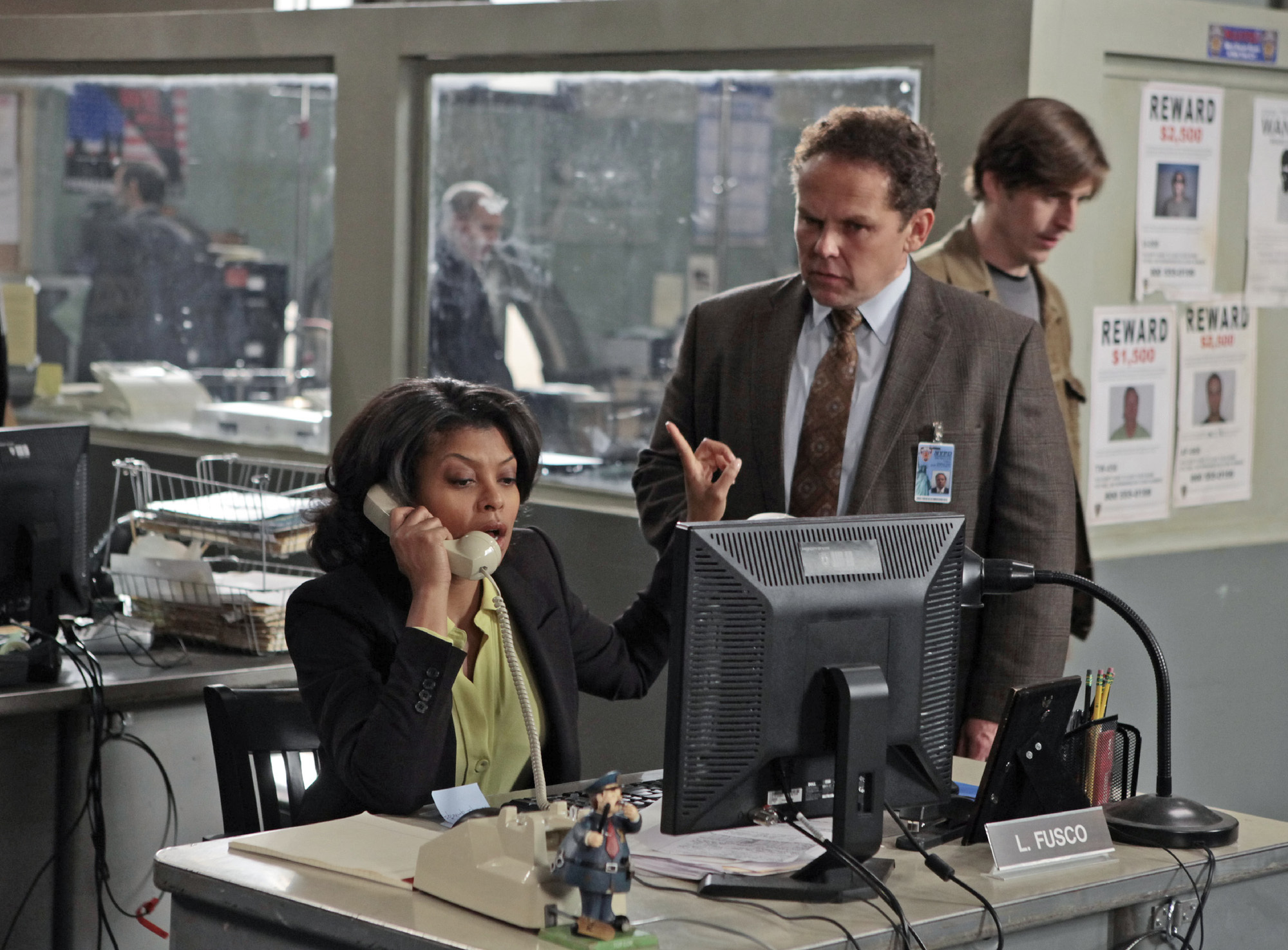 Still of Kevin Chapman and Taraji P. Henson in Person of Interest (2011)