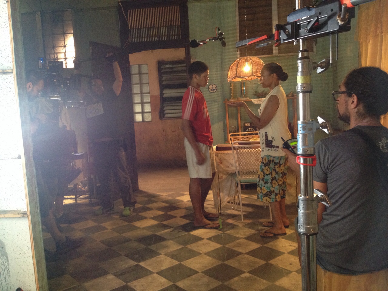 Filming El Rey de La Habana in DR, April 2015