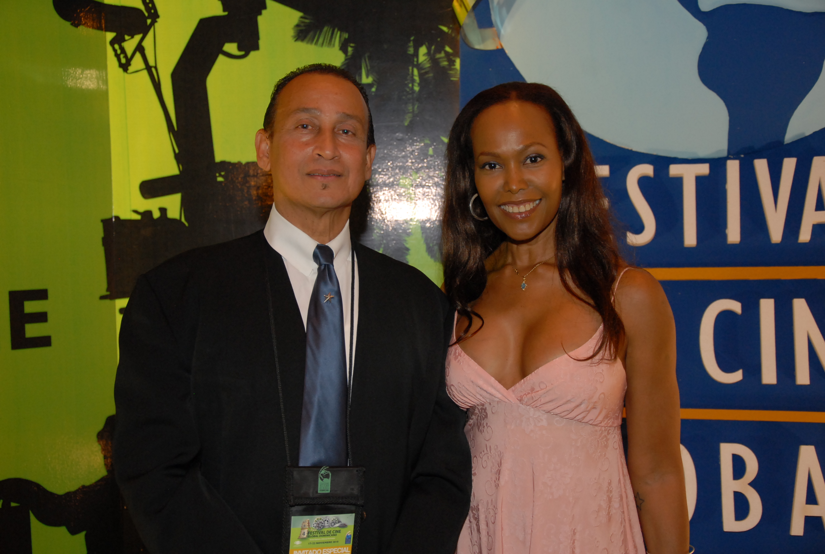 With Actor, Dir. Juan Fernandez at the Global Film Fest in DR