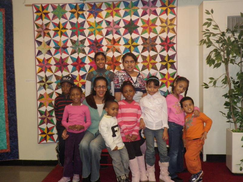 Harlem Children's Theatre members and director from the 2009 show.