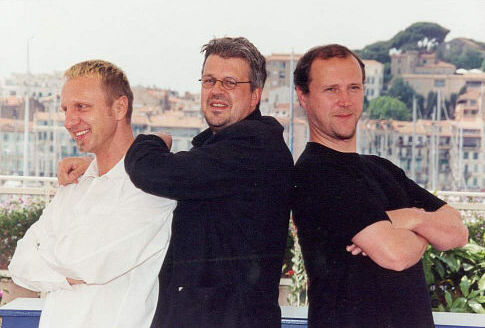 (Left to right) Evgeni Tomov, Sylvain Chomet, Benoit Charest