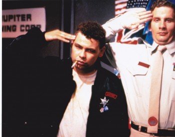 Still of Chris Barrie and Craig Charles in Red Dwarf (1988)