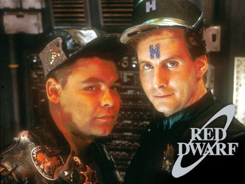Chris Barrie and Craig Charles in Red Dwarf (1988)