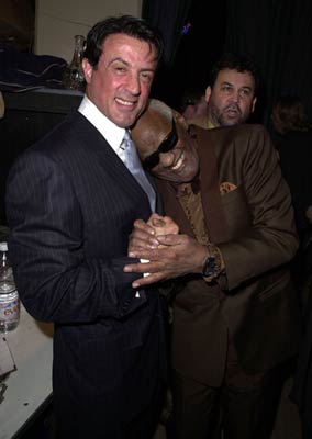 Sylvester Stallone and Ray Charles
