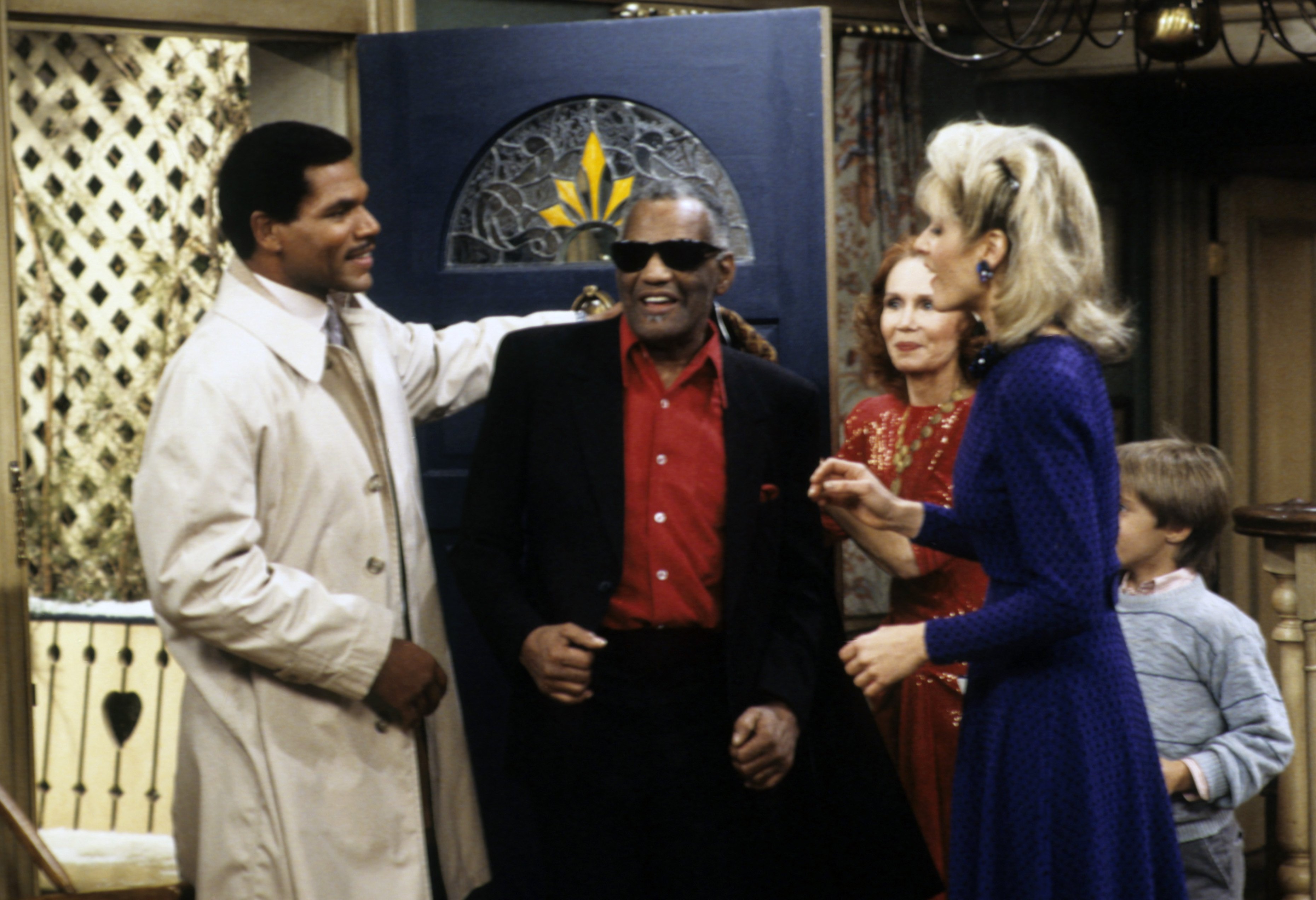 Still of Katherine Helmond, Danny Pintauro, Beau Billingslea, Ray Charles and Judith Light in Who's the Boss? (1984)