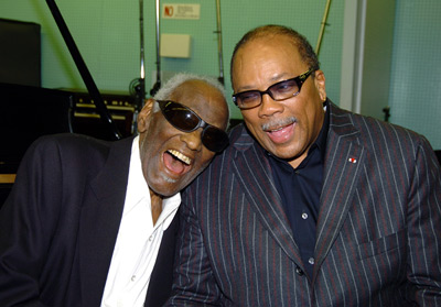 Quincy Jones and Ray Charles