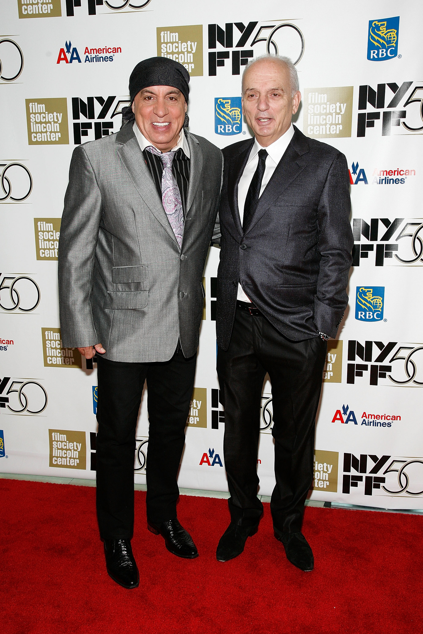 Steven Van Zandt and David Chase at event of Not Fade Away (2012)
