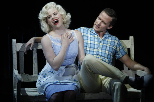 Still of Will Chase and Megan Hilty in Smash (2012)