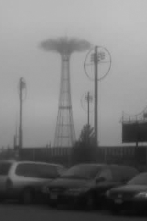 Foggy day,Coney Island
