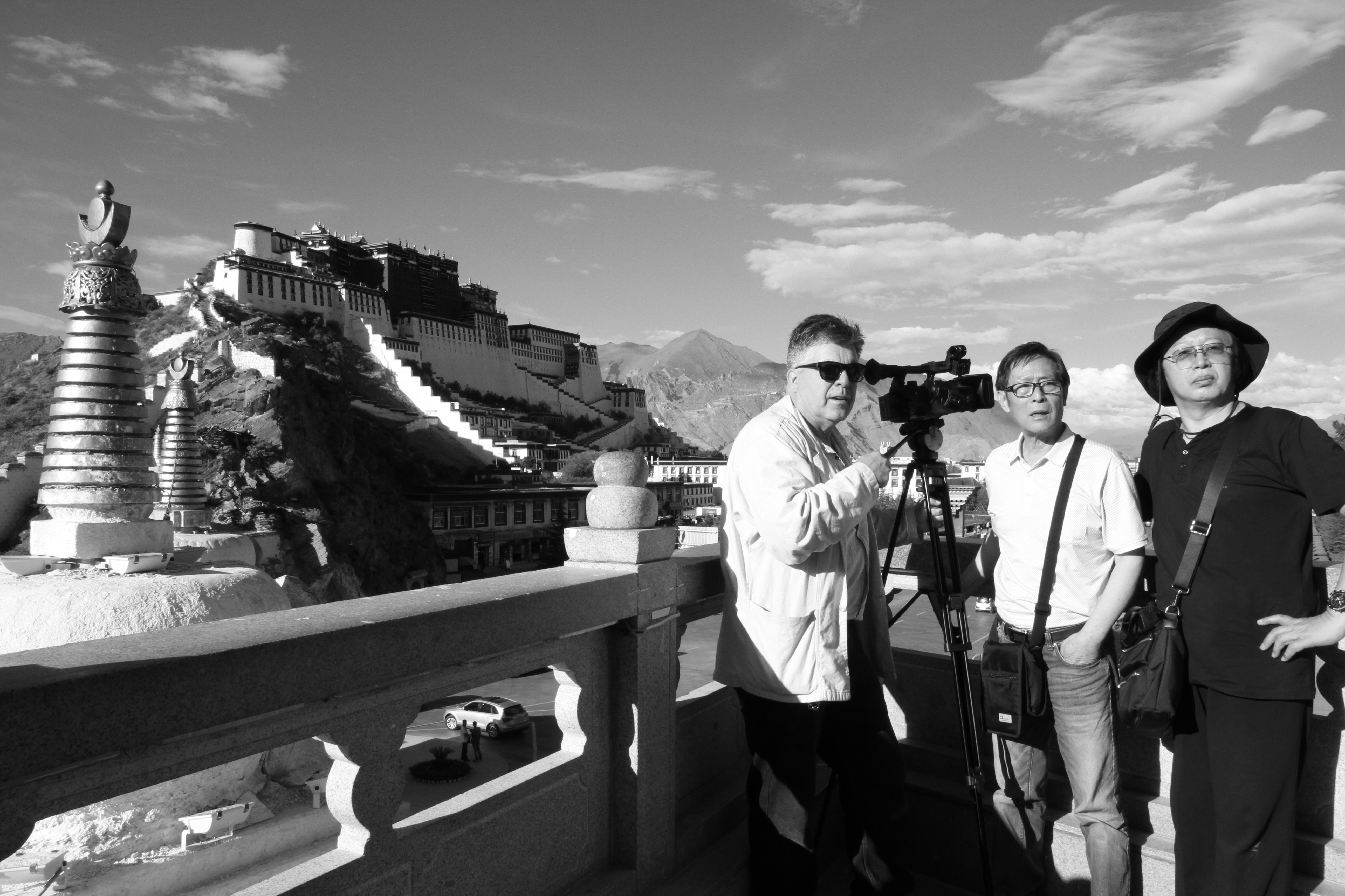 Potala Palace - Lhasa, Tibet. With Director/Novelist Qiqiang Zhao and UPM Yue Jianyi on a location scout.