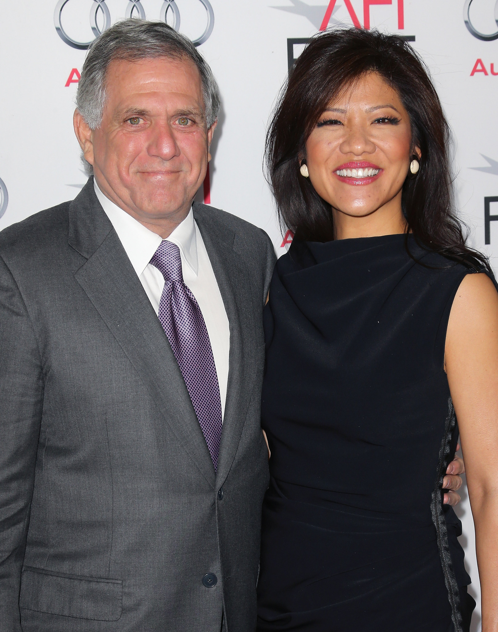 Julie Chen and Leslie Moonves at event of Groja Liuvinas Deivisas (2013)