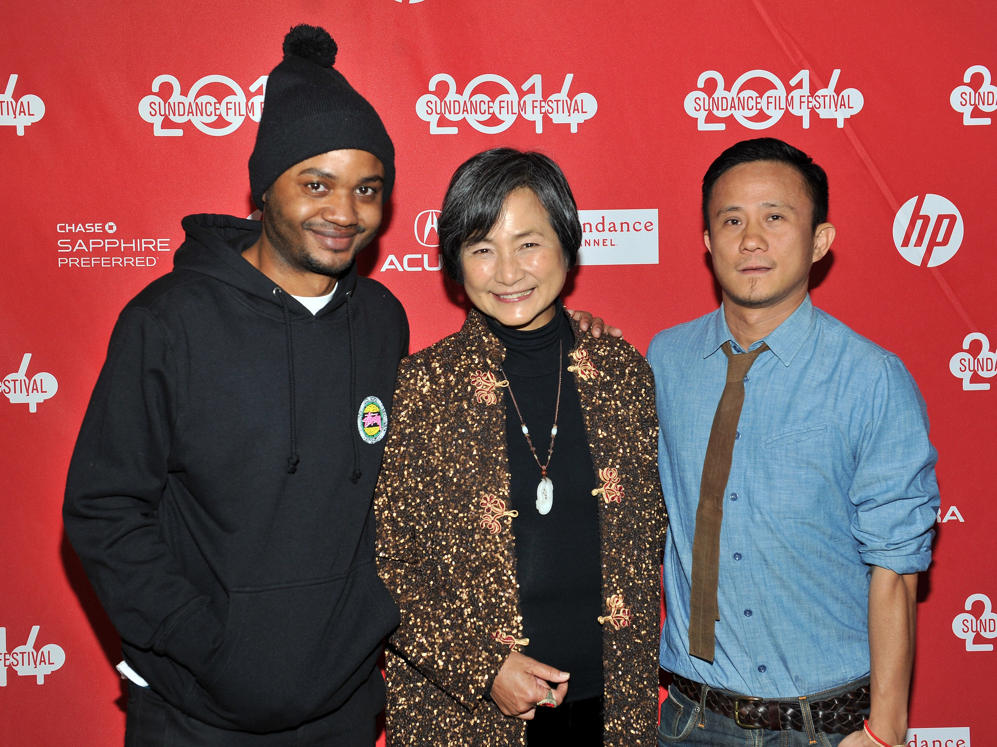 Pei-Pei Cheng, Hong Khaou and Dominic Buchanan at event of Lilting (2014)