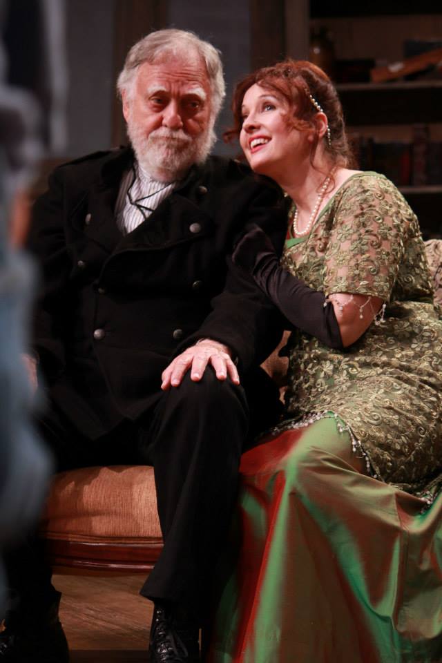 With Charles Krohn in Main Street Theater's 2014 production of Heartbreak House