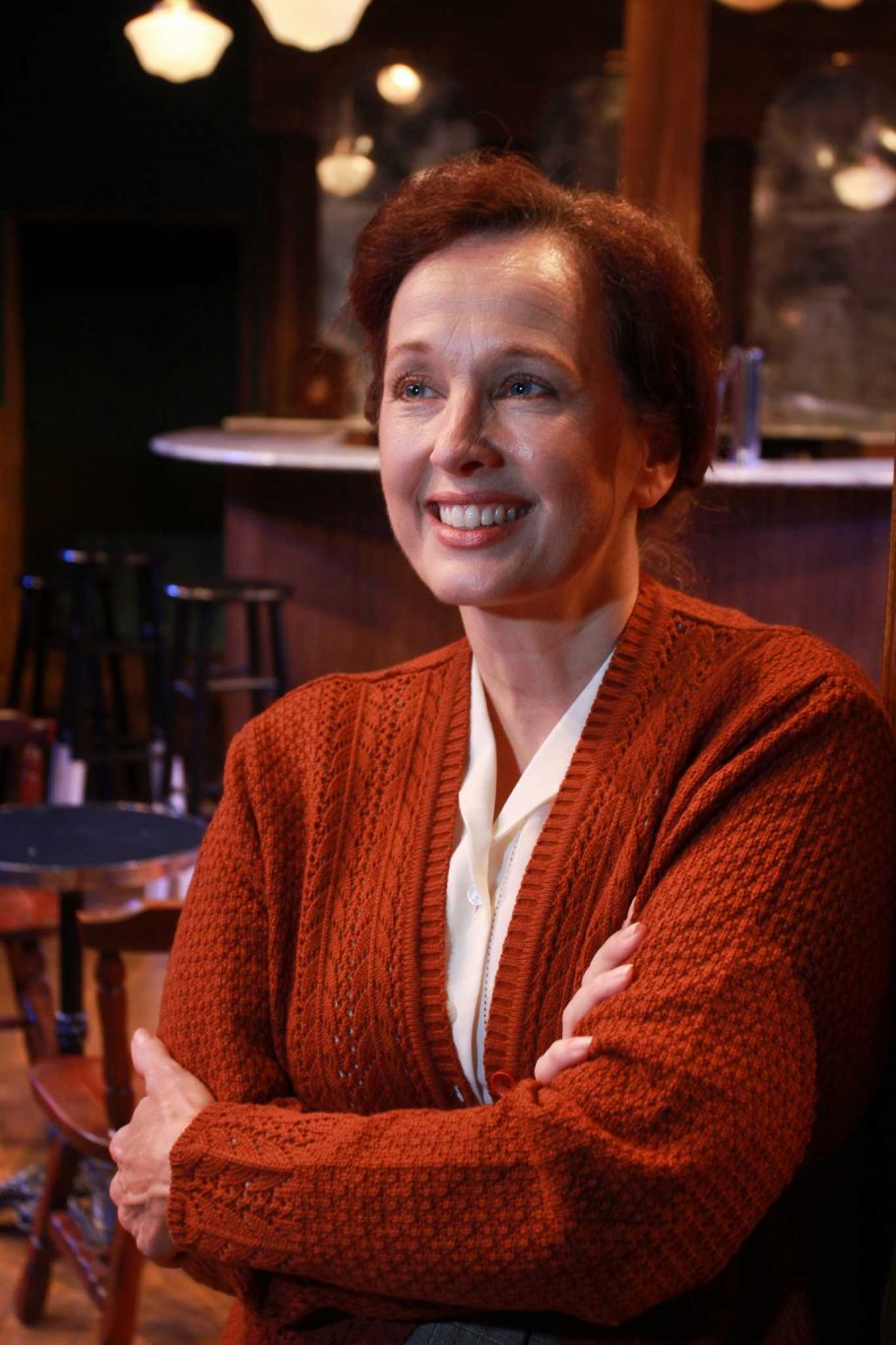 Nora in Main Street Theater's 2014 production of Peace In our Time.