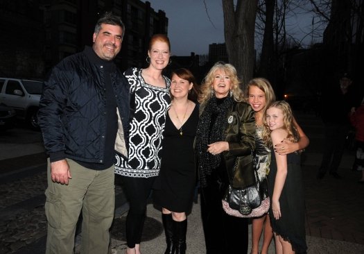 With Connie Stevens and some cast members at the Premiere of 'Saving Grace B Jones'. Gregory James, Melinda Chilton, Audrey Wasilewski, Connie Stevens, Evie Thompson, Rylee Fansler.