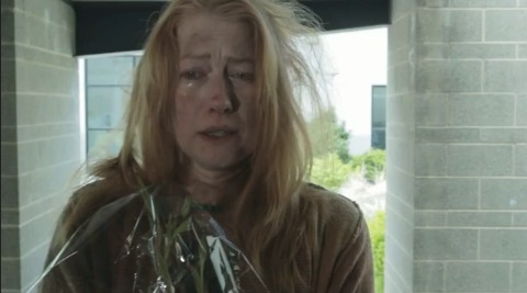 Melinda as Crazy Jane in the series 'Proper Manors'.