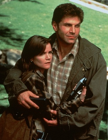 Still of Mare Winningham and Nick Chinlund in Letter to My Killer (1995)