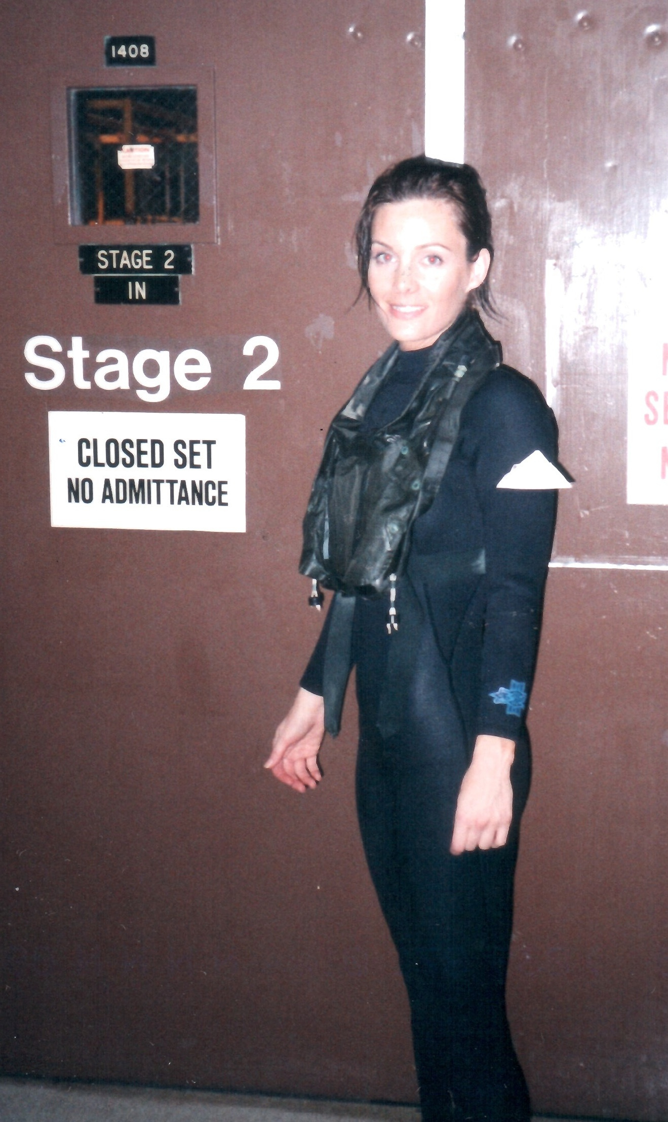 Carolyn Chiodini-Cable on set Days of Our Lives.