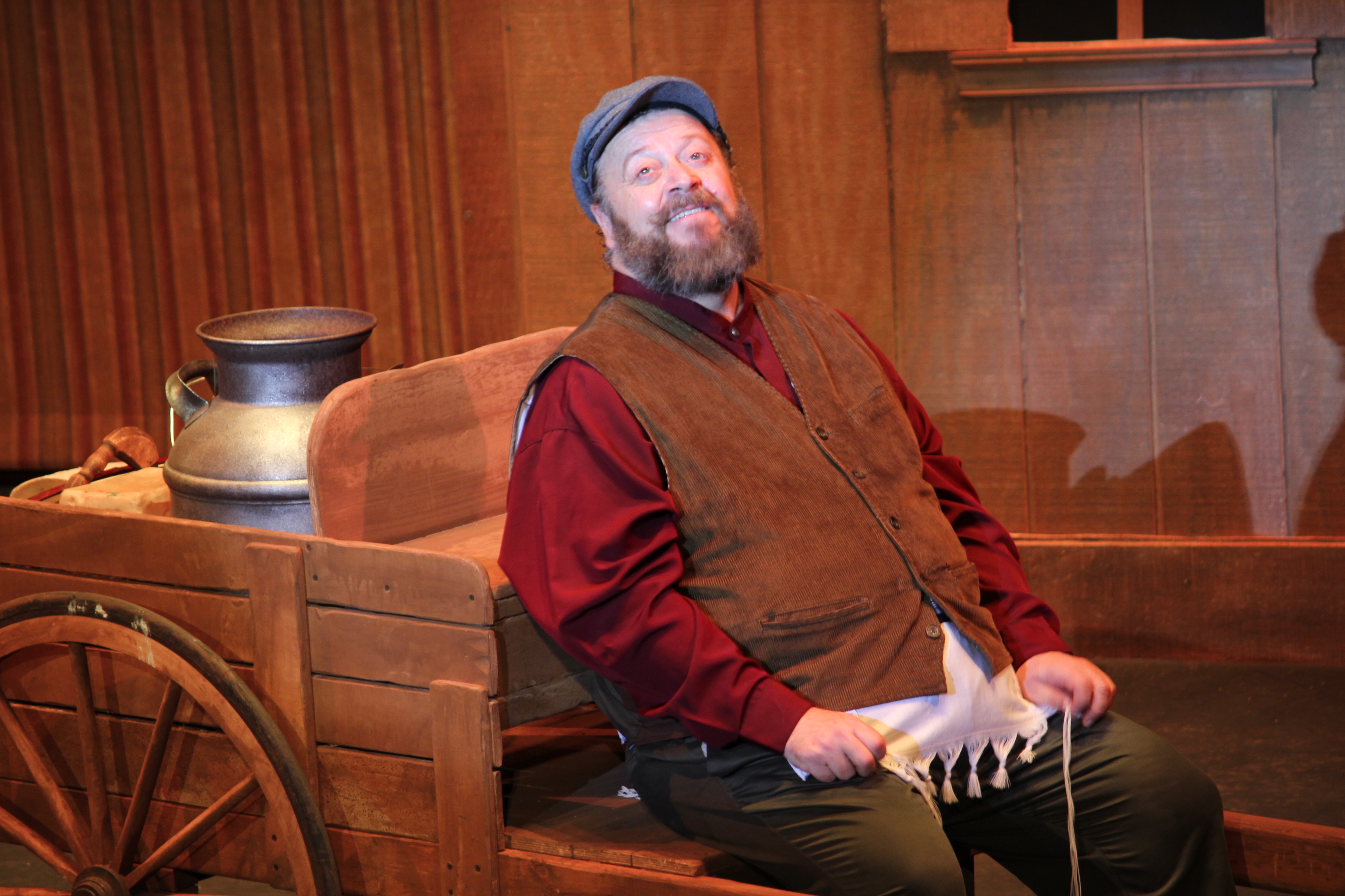 Christopher Chisholm as Tevye in Fiddler on the Roof