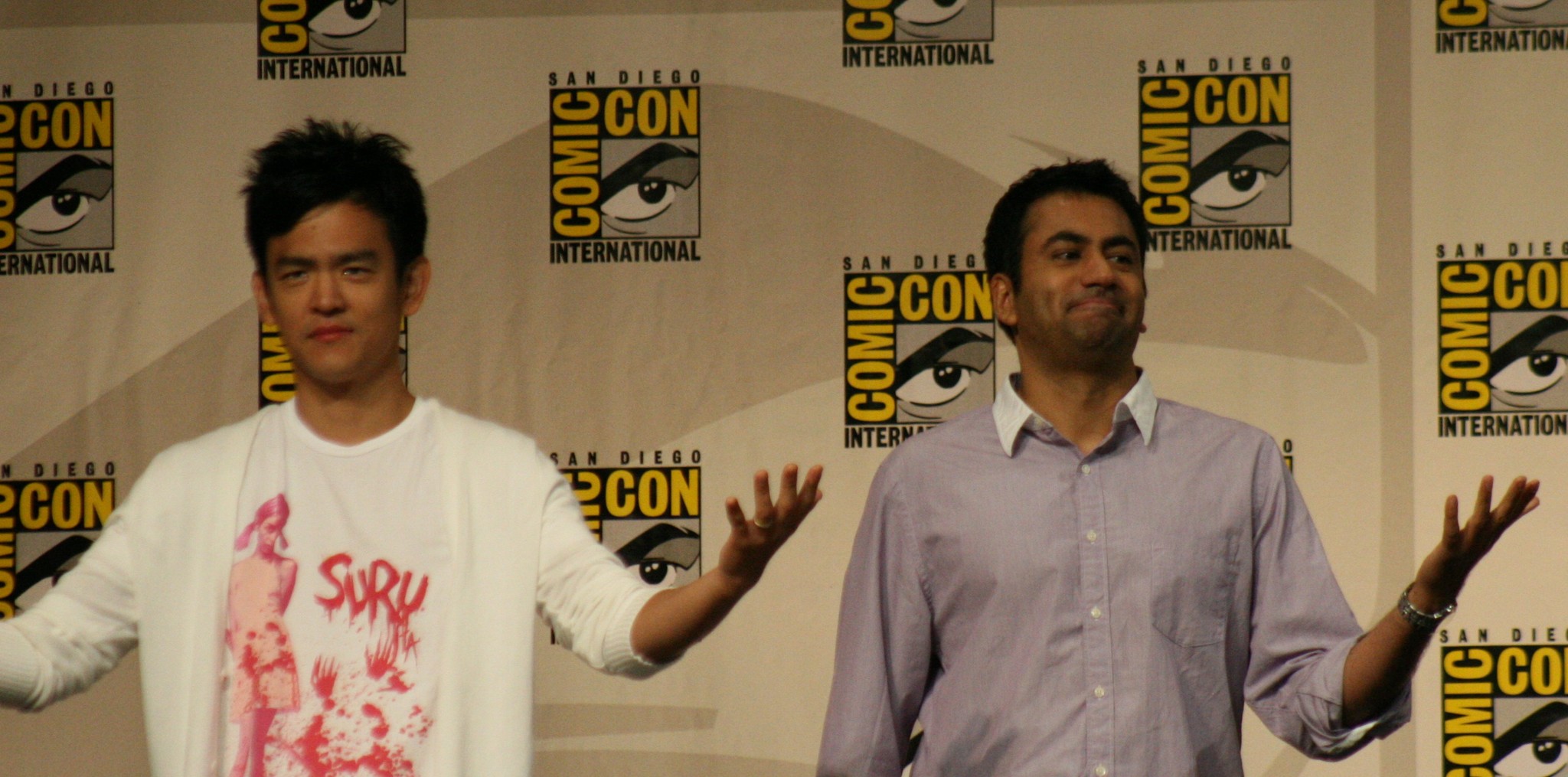 John Cho and Kal Penn at event of Harold & Kumar Escape from Guantanamo Bay (2008)