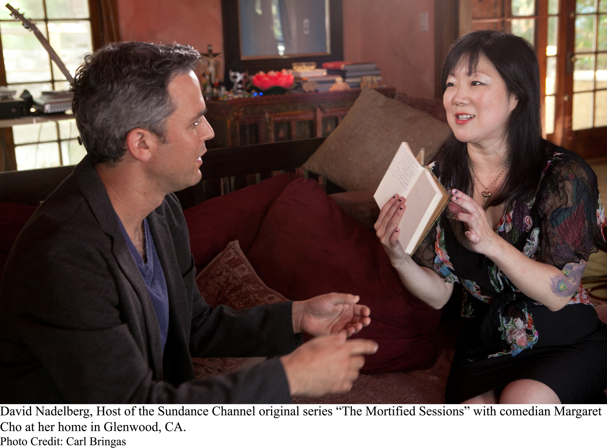 Still of Margaret Cho and David Nadelberg in The Mortified Sessions (2011)