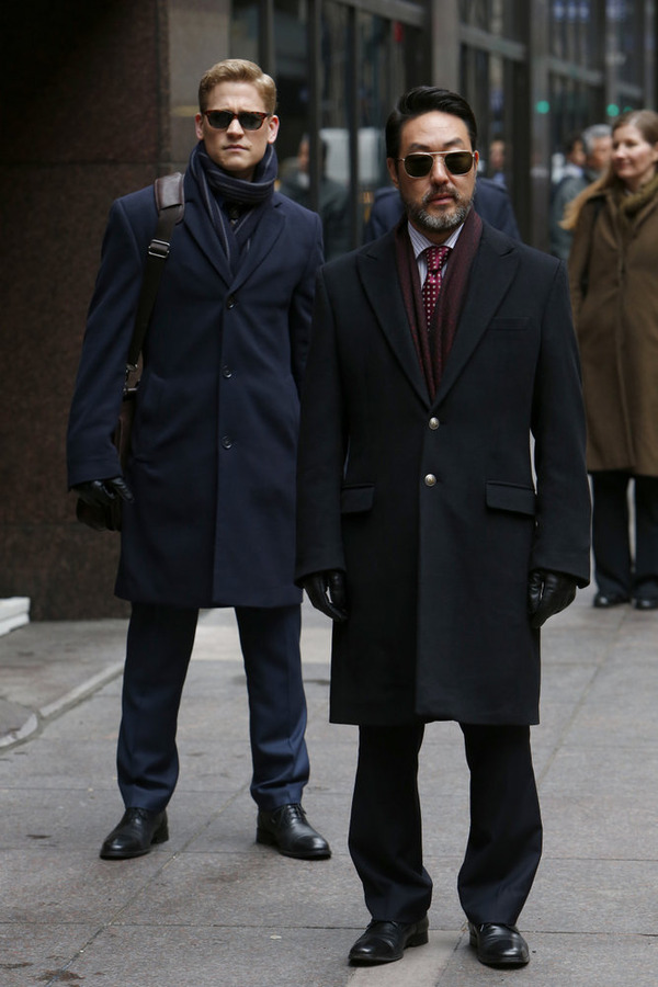 Still of Kenneth Choi and Gavin Stenhouse in Allegiance (2015)
