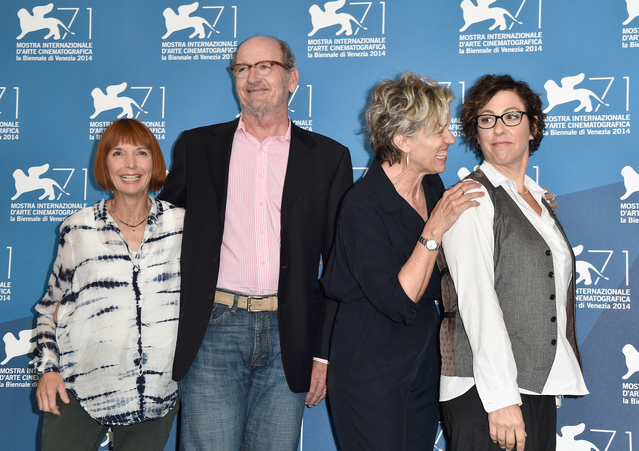 Frances McDormand, Jane Anderson, Lisa Cholodenko and Richard Jenkins at event of Olive Kitteridge (2014)