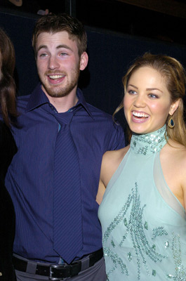 Erika Christensen and Chris Evans at event of The Perfect Score (2004)