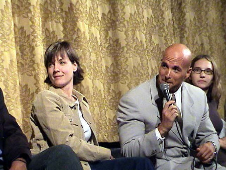 STORM 20th Anniversary Screening Q&A panel. Stacy Christensen and David Palffy. September 6, 2003