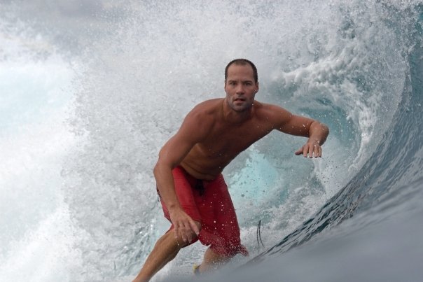 BoJesse Christopher up close. Surfing Indonesia 2004