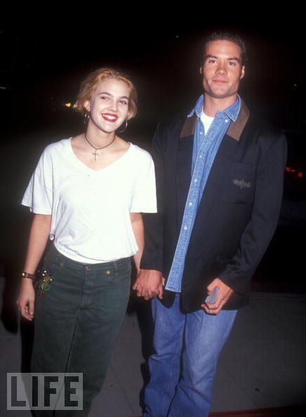 BoJesse Christopher & Drew Barrymore at the world premiere of Gus Van Sant's 'My Own Private Idaho' 1992